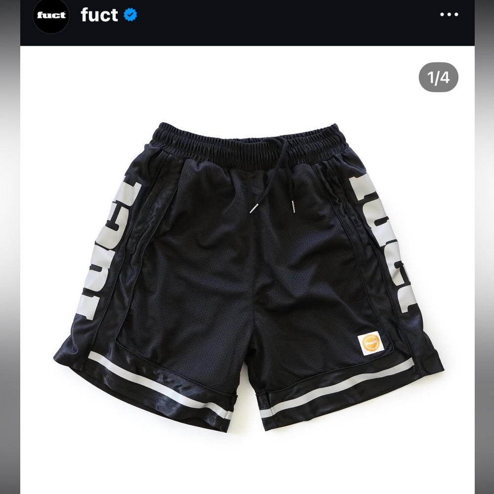 Fuct Black Mesh Shorts